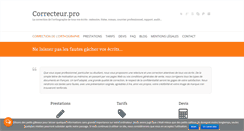 Desktop Screenshot of correcteur.pro